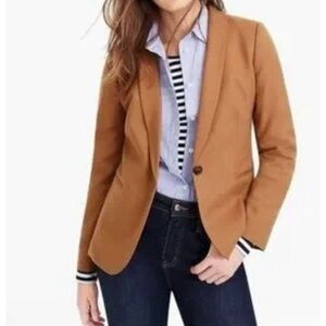 J. Crew Women's Tan Wool Blazer